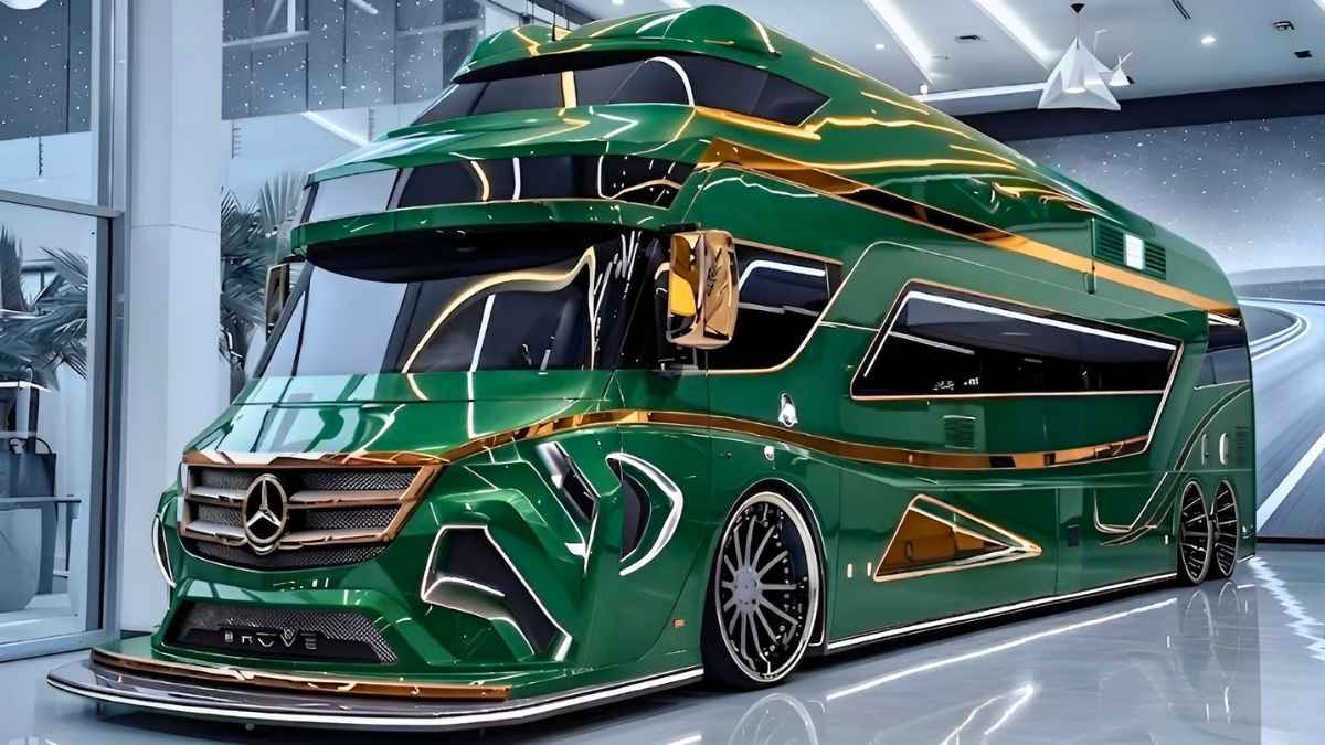 Mercedes Motorhome 2026 Solar Powered RV with 340 HP Performance