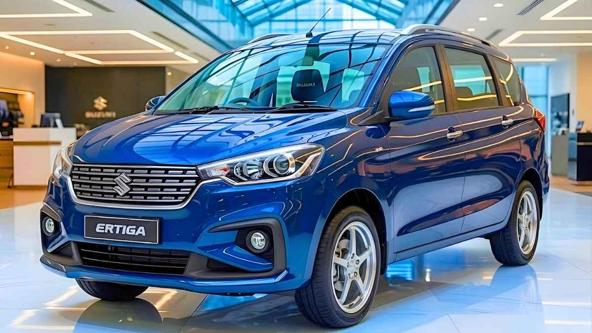 Maruti Ertiga 2026 Launched with 36 km/l Mileage Luxury Interior And Hybrid Tech
